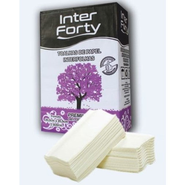 PAPEL TOALHA 20X20,5 BRANCO 100%CELULOSE - FD C/5X1000