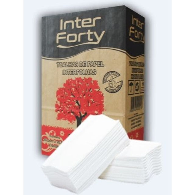 PAPEL TOALHA 20X20,5 BRANCO LUXO - FD C/5X1000