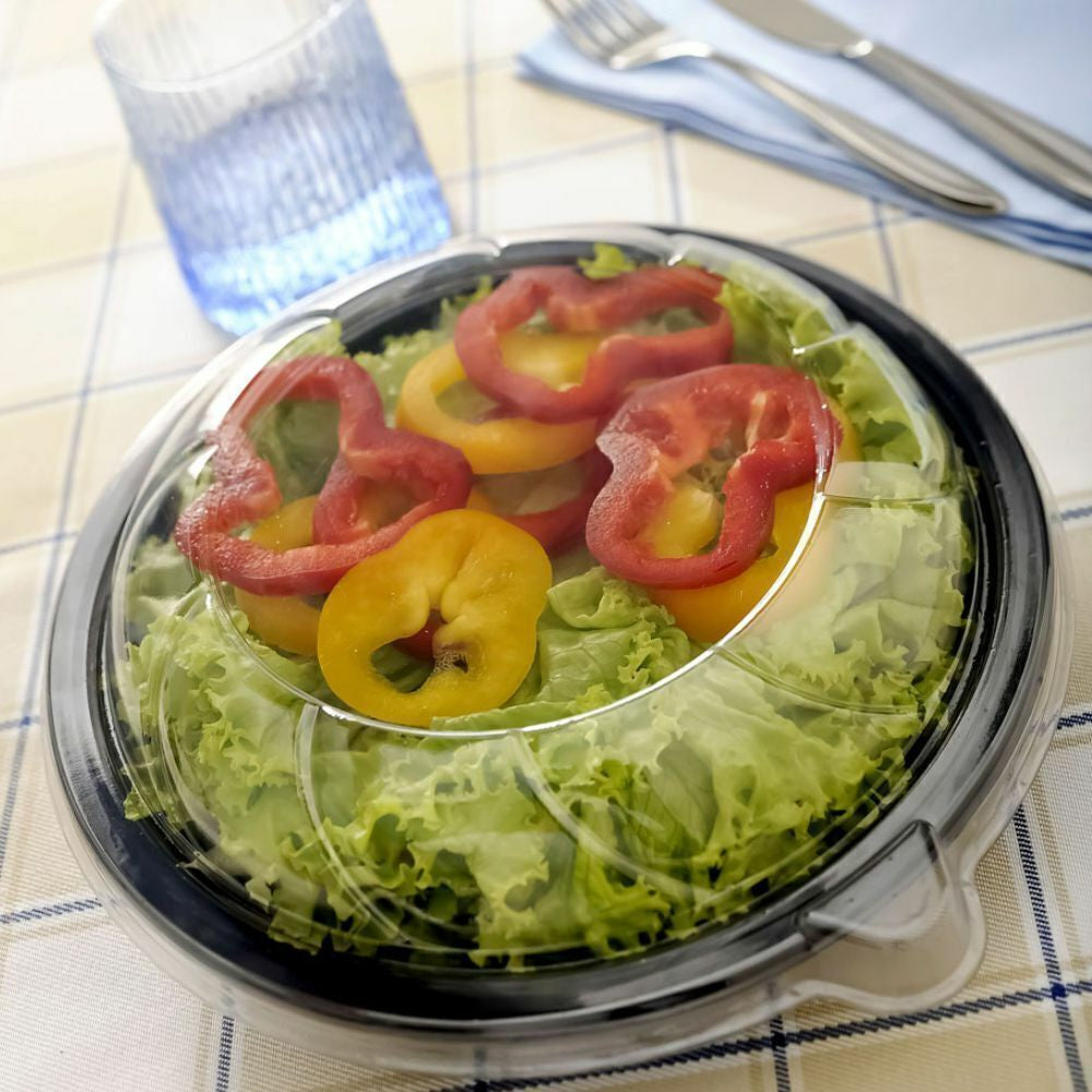 SALADEIRA PET 1000ML IDEAL PT - G 26I - CX C/200