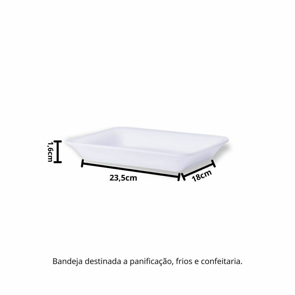 BANDEJA B3 FUNDA BRANCA - TFL-03 - FD C/4X100