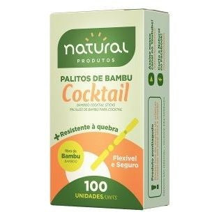 PALITO DE BAMBU COCKTAIL 7CM - PC C/25X100