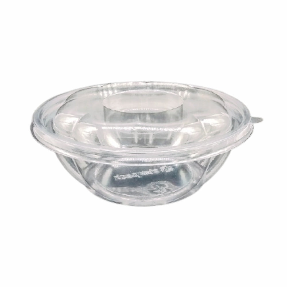 SALADEIRA TRANSP 500ML - BASE - CX C/200