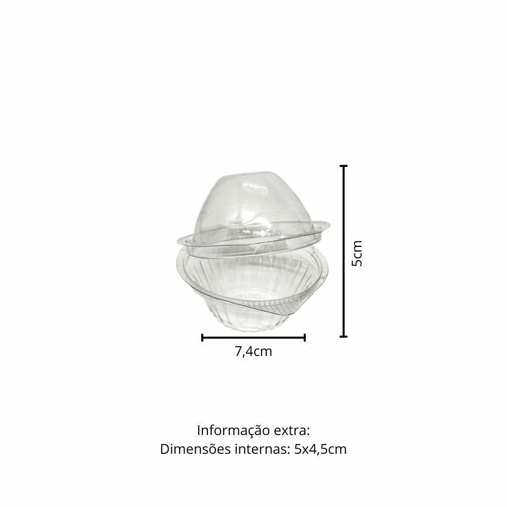 EMBALAGEM PET 1 DOCE REDONDO MINI G641SF - CX C/42X30