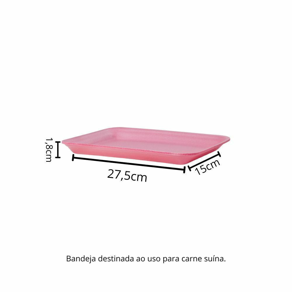 BANDEJA B4 RASA ROSA - CR-004 - FD C/4X100