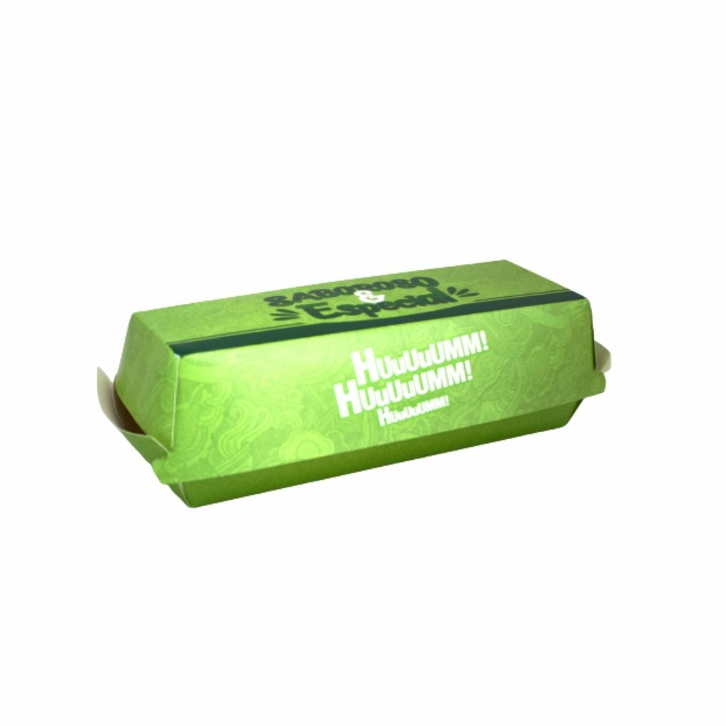 50 Embalagens Caixas Multiuso Cachorro Quente Churros Pizza Cone Entrega Delivery 500 ml