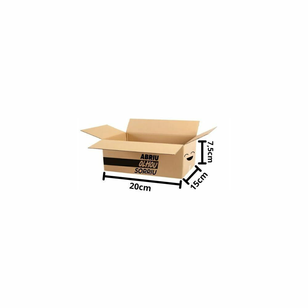 CAIXA DE PAPELAO KRAFT E-COMMERCE 200X150X75 - P - PC C/10