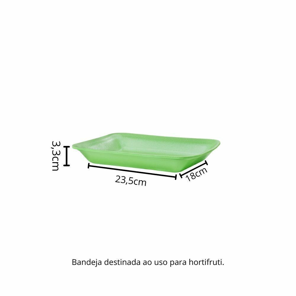 BANDEJA B3 FUNDA VERDE - CF-003 - FD C/4X100