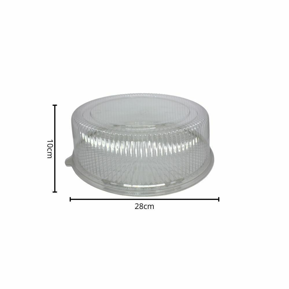 EMBALAGEM PET TORTA GRANDE CRIS - DC 60M - CX C/50