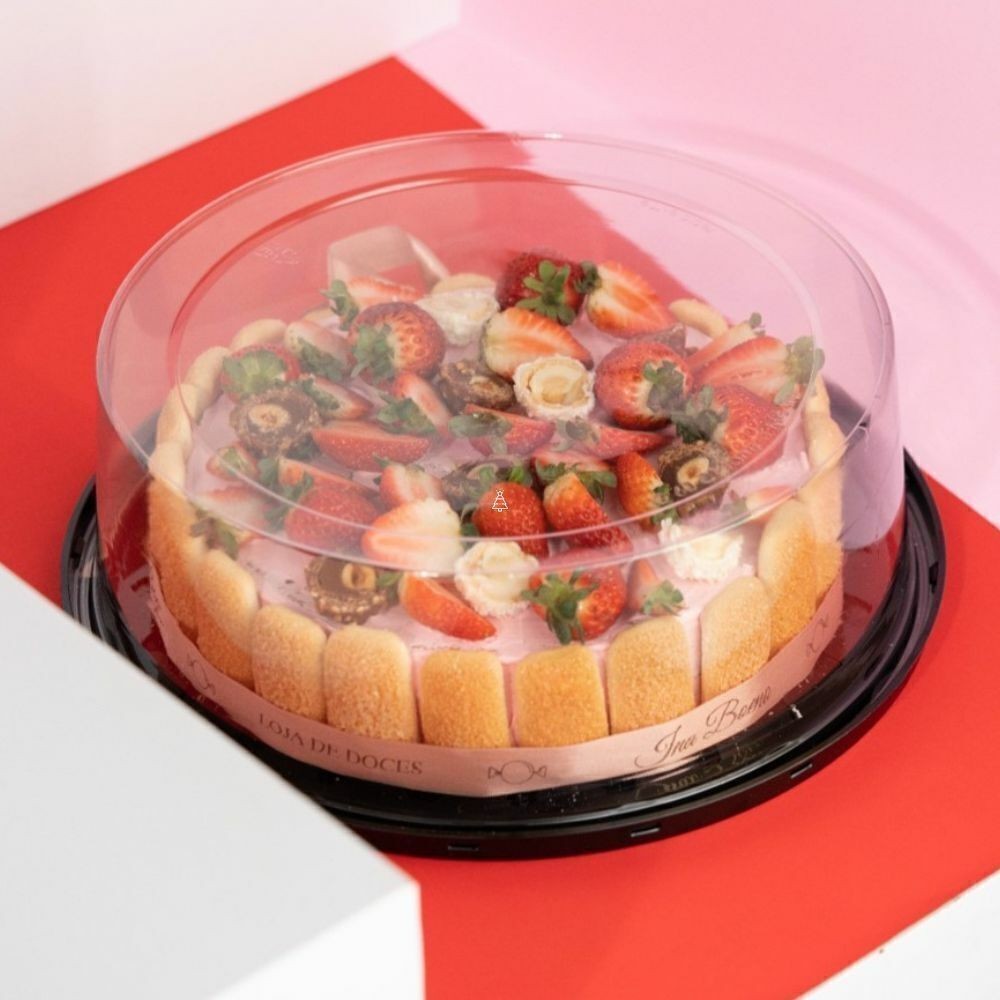 EMBALAGEM PET TORTA GRANDE PT - G 60CT - CX C/50