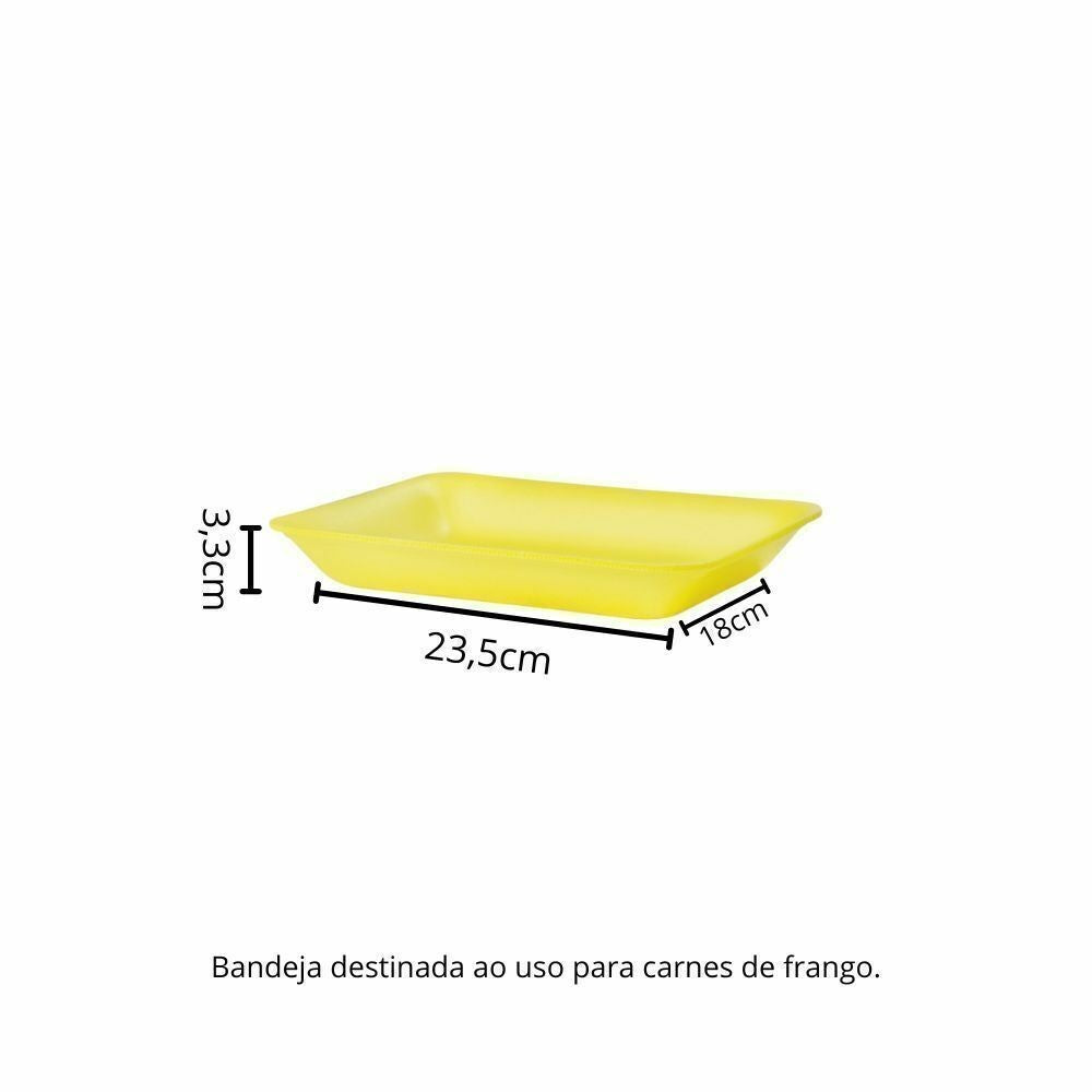 BANDEJA B3 FUNDA AMARELA - CF-003 - FD C/4X100