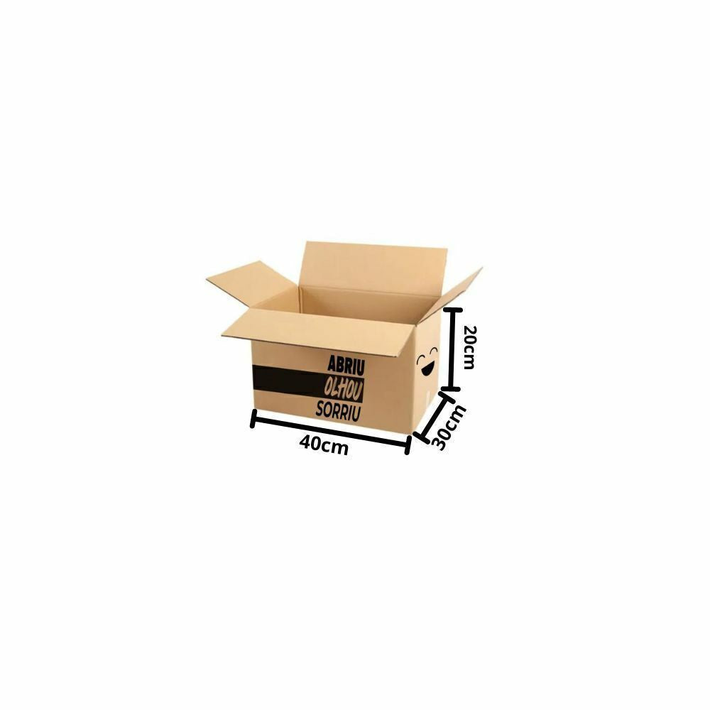 CAIXA DE PAPELAO KRAFT E-COMMERCE 400X300X200 - GG - PC C/10