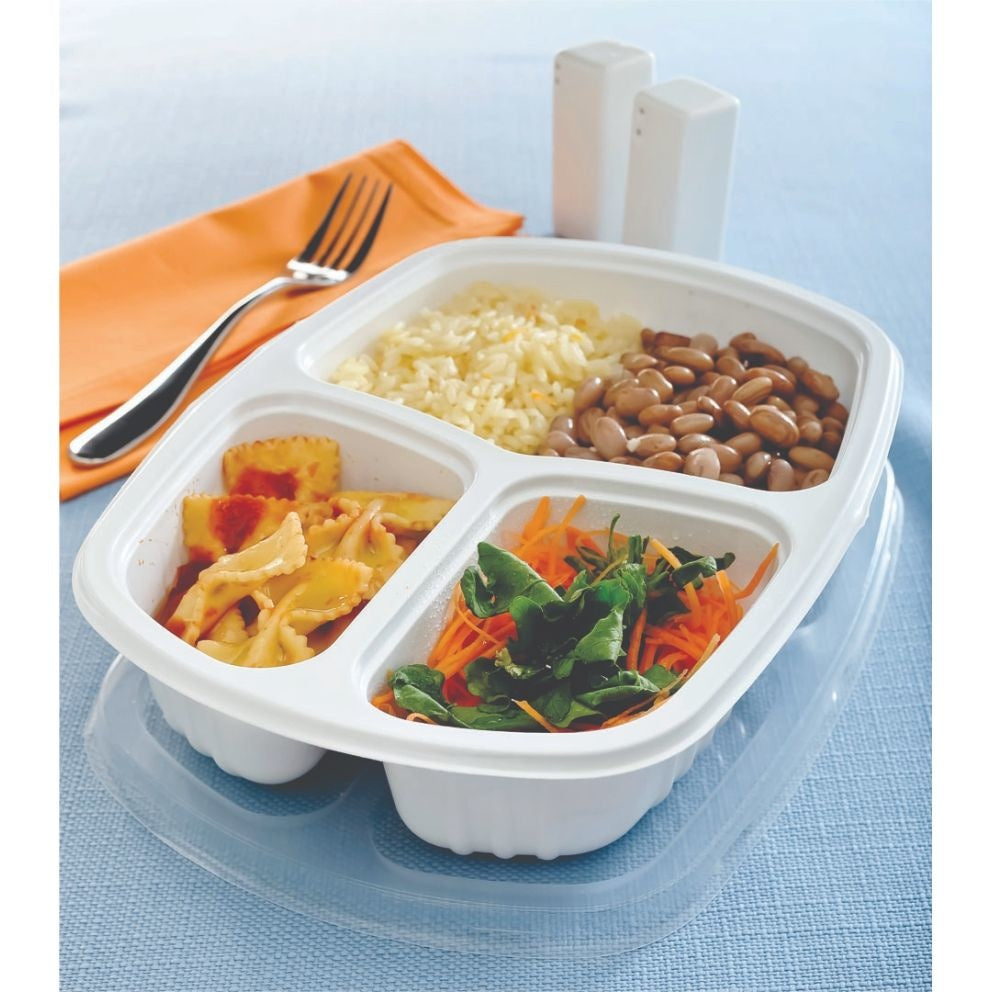 BANDEJA REFEICAO 3 DIV BR 1150ML - G 330 - CX C/100