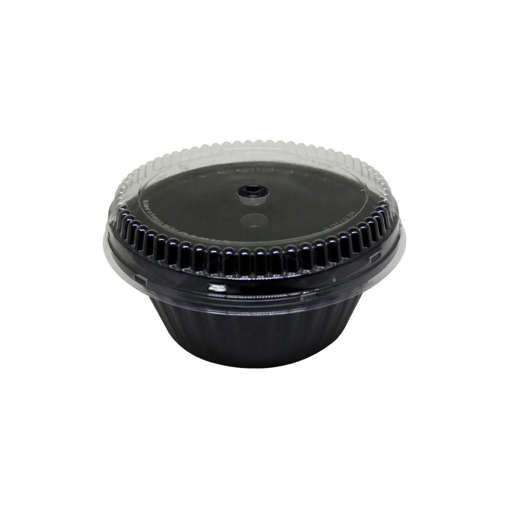 EMBALAGEM CPET PUDIM REDONDO PT - G 232 - CX C/50