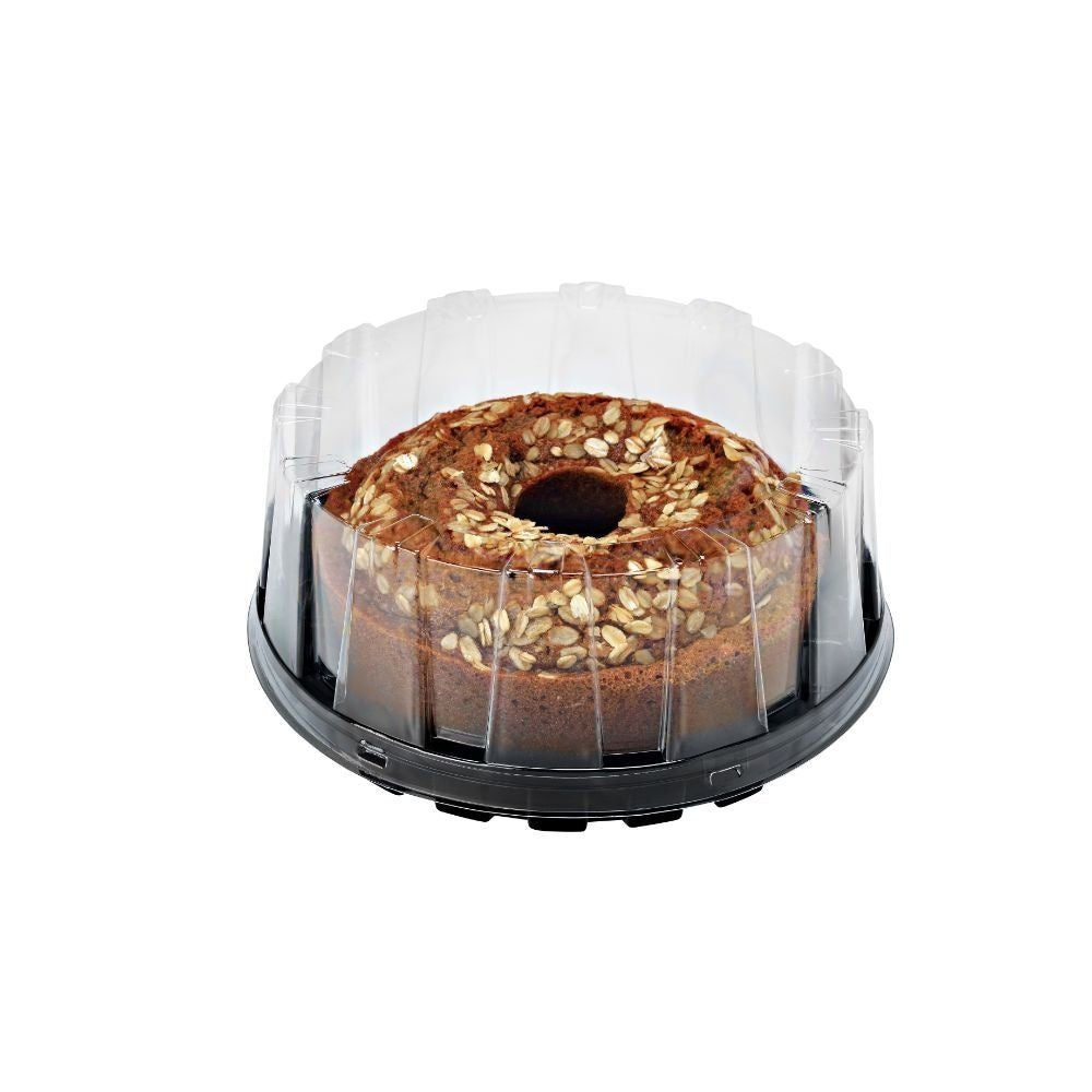 EMBALAGEM PET TORTA MINI G-32 DELTA – 220MM × 93MM – CAIXA COM 100 UNIDADES