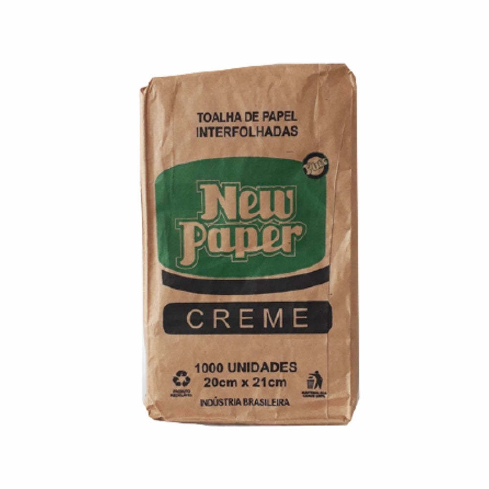 PAPEL TOALHA CREME 20X21 - FD C/6X1000