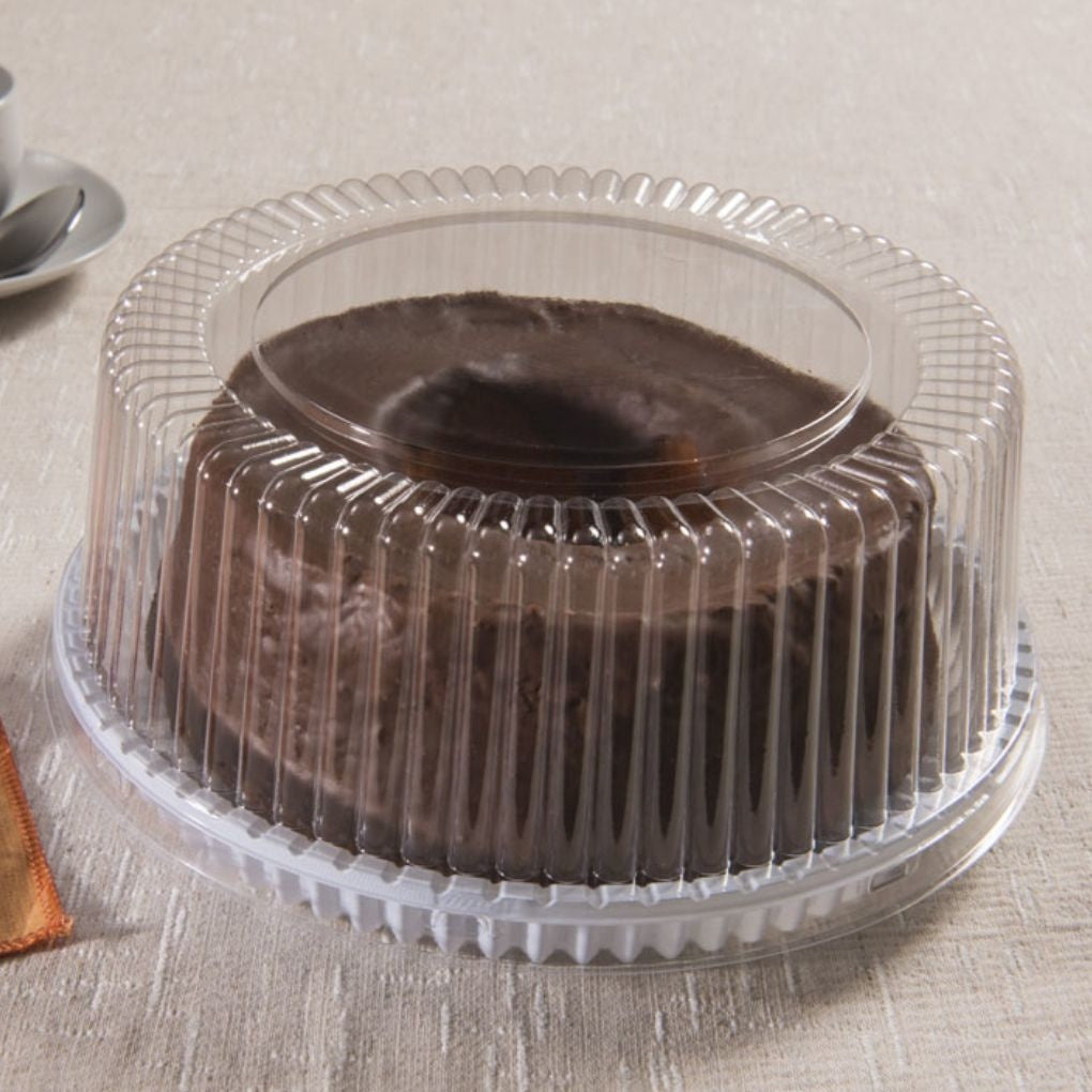 EMBALAGEM PET MINI TORTA BRANCA 32MM - CAIXA COM 100 UNID