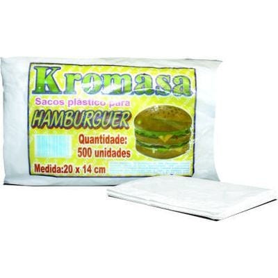 SACO PLASTICO HAMBURGUER 20X14X0,02 - FD - FD C/2X500