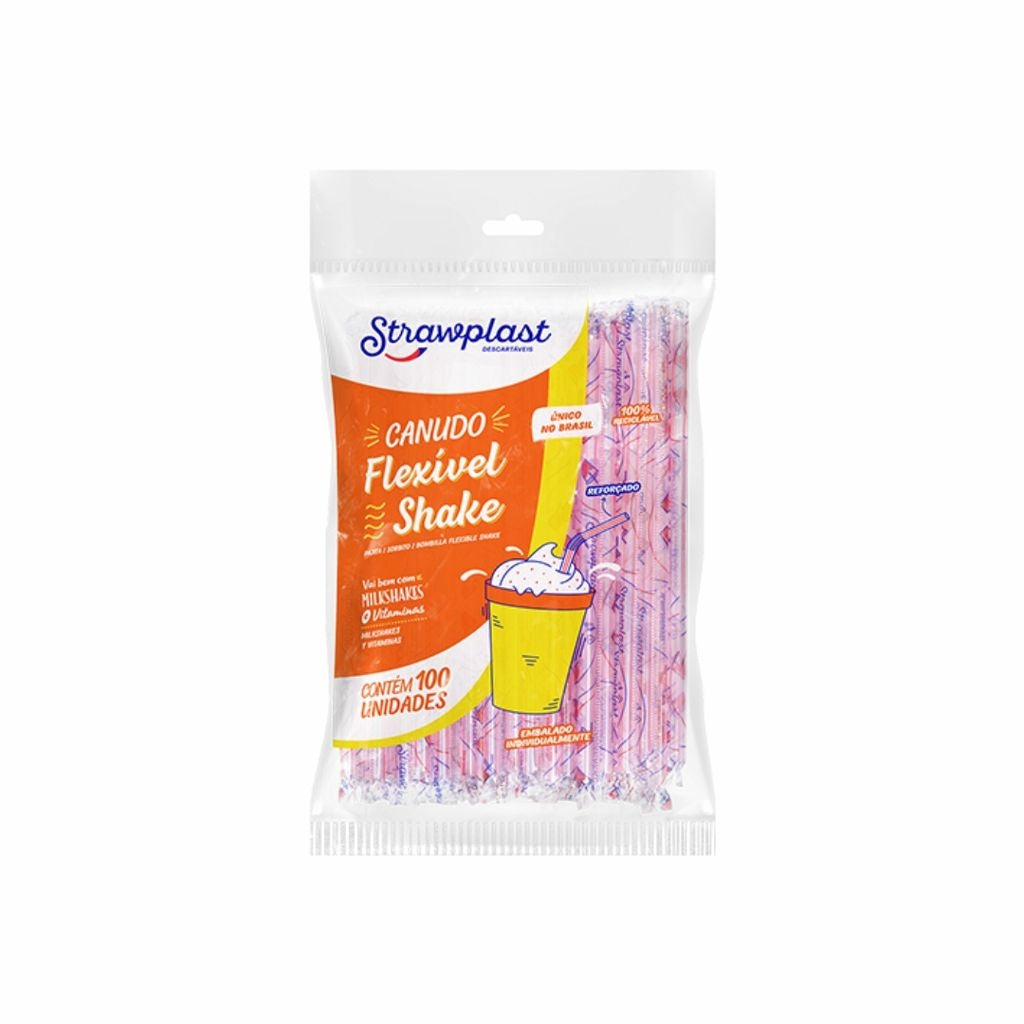 CANUDO FLEX SHAKE SACHE NEON 8MM- CS-329 - CX C/20X100