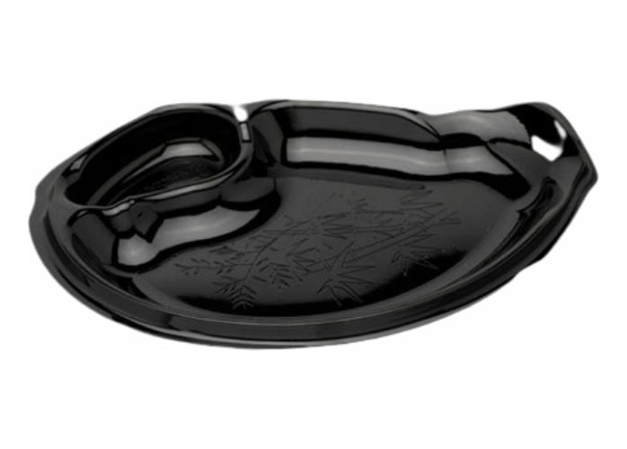 EMBALAGEM PET P/SUSHI COCKTAIL PRETA - CX C/150