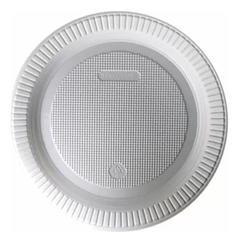 PRATO DESCARTAVEL RASO PS 26CM - PRB26 - CX C/25X10