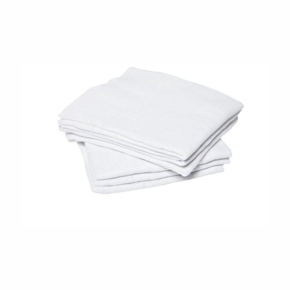 Pano de Chão Alvejado Tamanho 50cm x 70cm - Pacote com 10 unidades