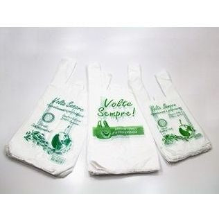 SACOLA C/ALCA 30X40 VOLTE SEMPRE OXI BR - PC C/1000