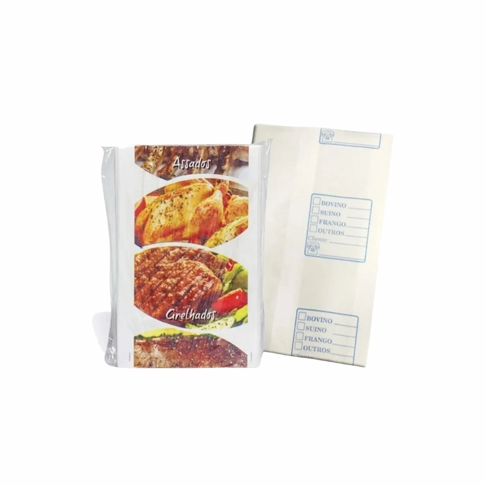 SACO TERMICO PARA FRANGO ASSADO - CX C/100