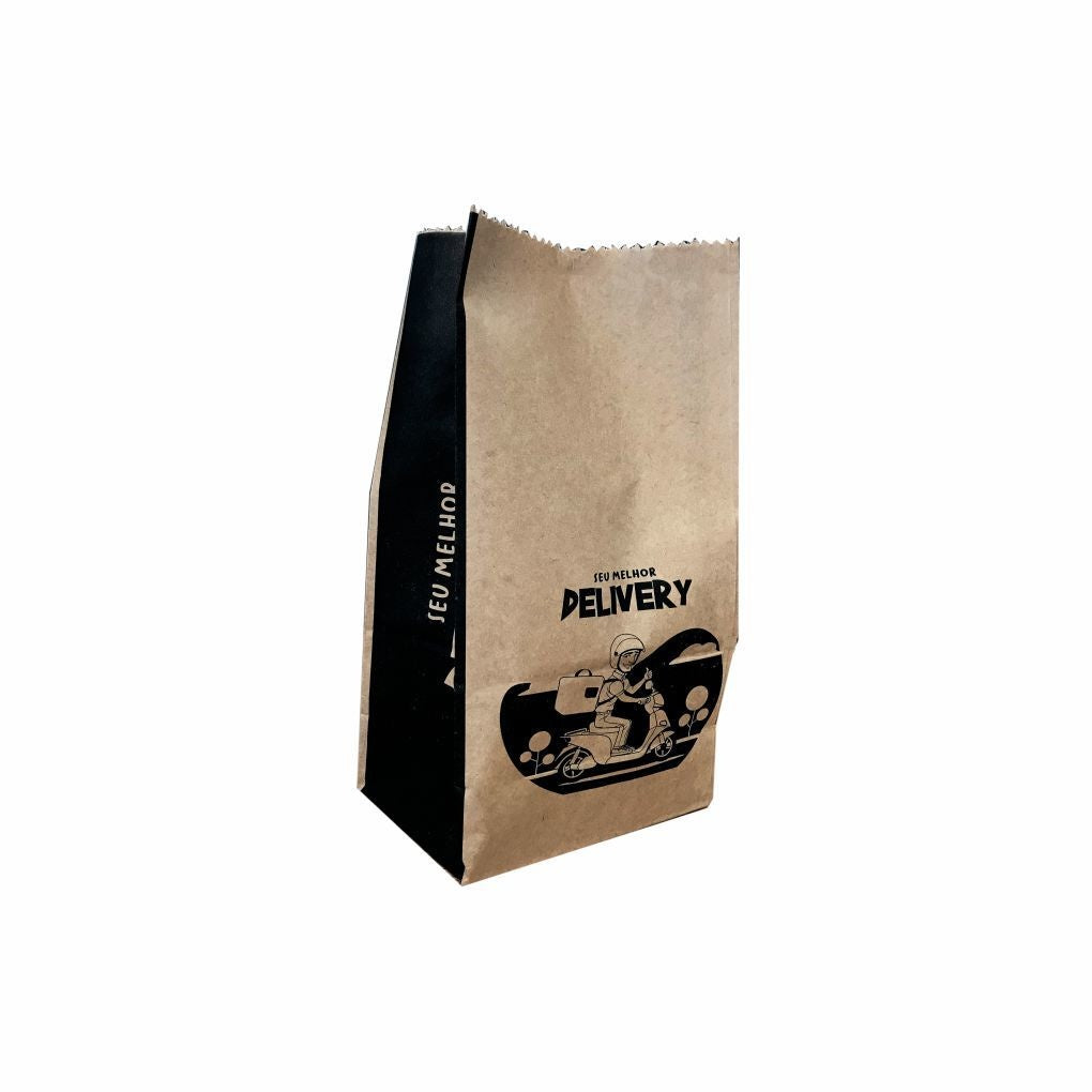 SACO PAPEL 05 KG KRAFT S.O.S. DELIVERY - PC C/100
