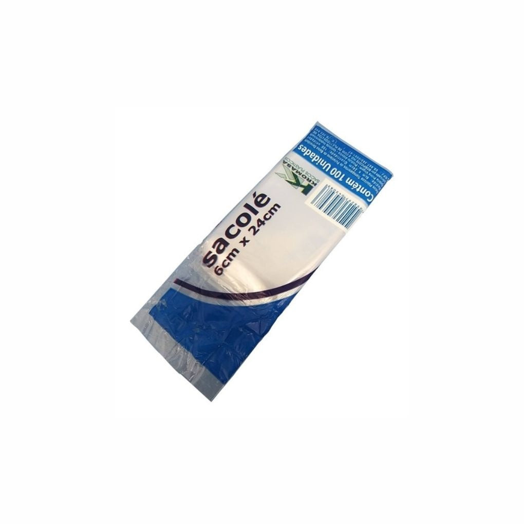 SACO PLASTICO CHUP-CHUP 6X23 - PC C/1000