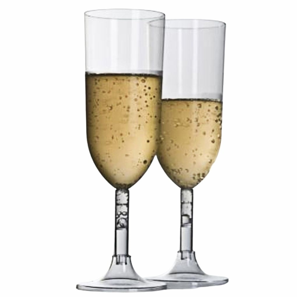 TACA P/CHAMPAGNE 220ML PMMA CRISTAL - CX C/14X4