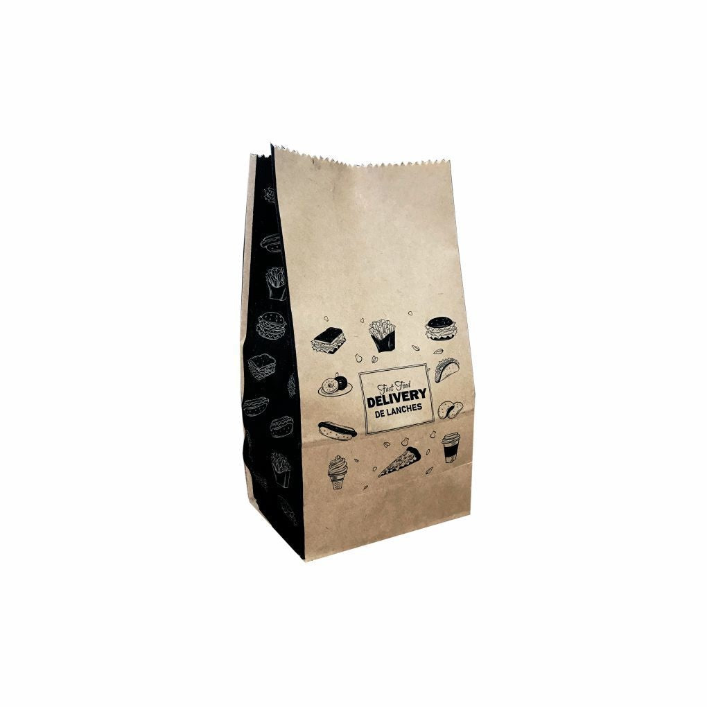 SACO PAPEL 05 KG KRAFT S.O.S. LANCHE - PC C/100