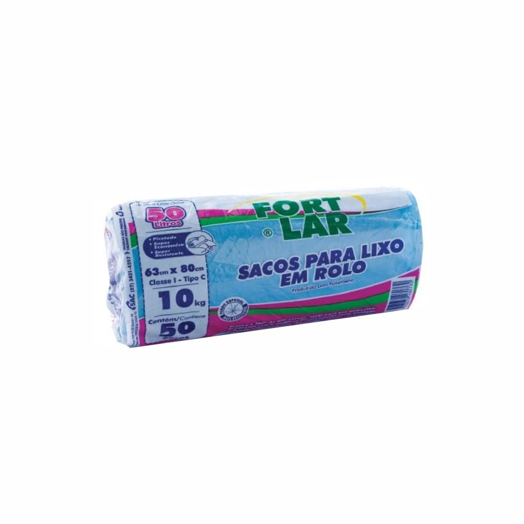 SACO P/LIXO 50L TRANS. 63X80 PREMIUM - FD C/5X20