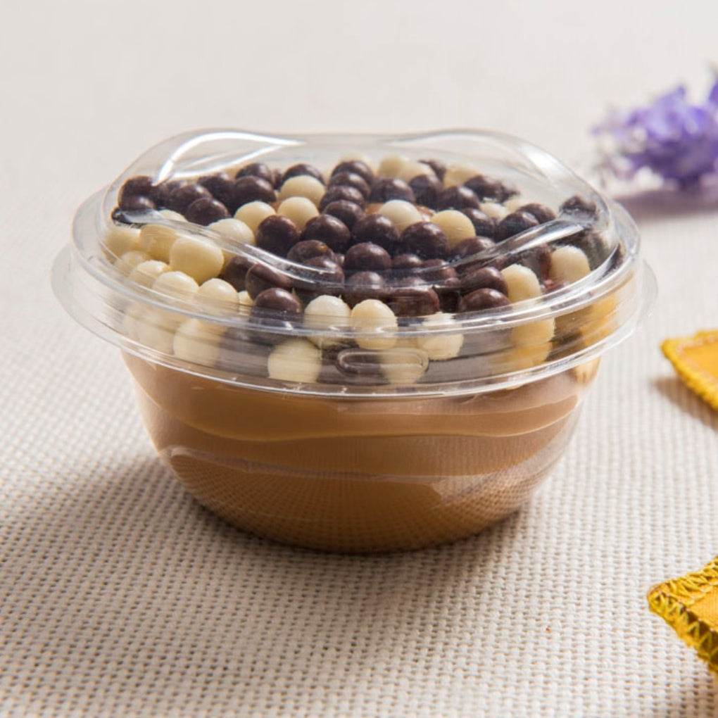 EMBALAGEM PET MOUSSE TP BAIXA - G 675B - CX C/500