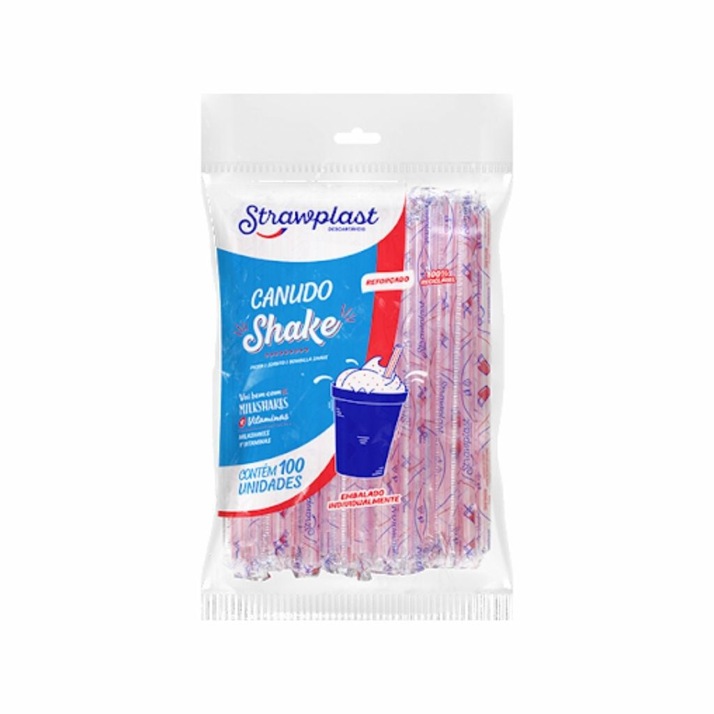 CANUDO MILK SHAKE SACHE 8MM - CS-323 - CX C/20X100