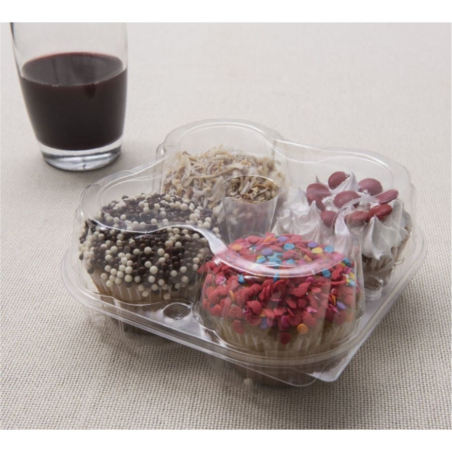 EMBALAGEM PET 4 DOCES ARTICULADO - G 15 - CX C/100