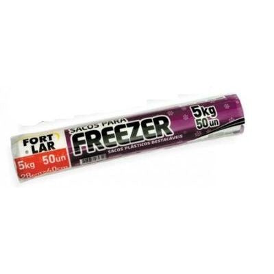 SACO PLASTICO FREEZER 28X40 5KG C/50 - FD C/24 RL