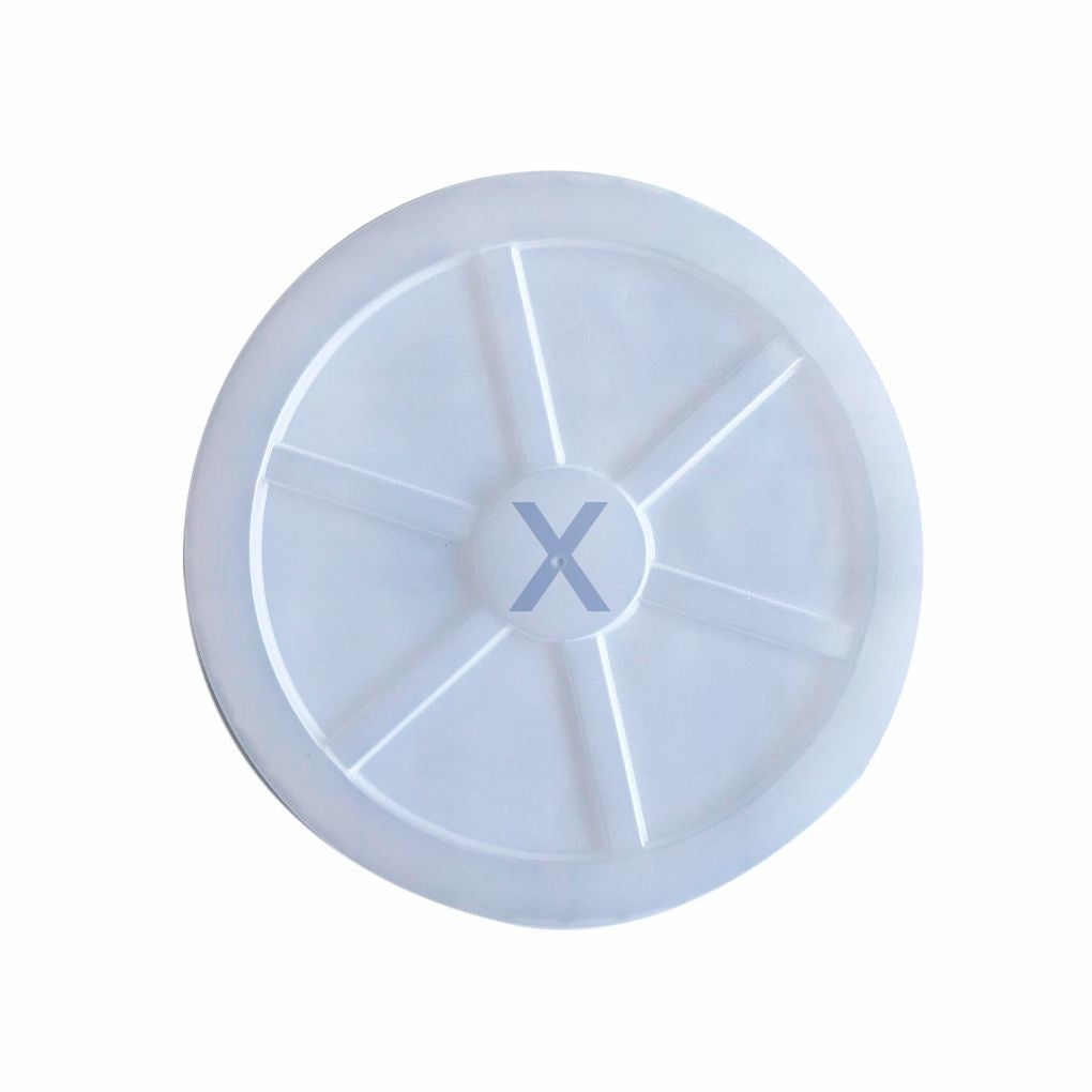 TAMPA PLASTICA 480ML TRANSP PS- TPTF-480 - CX C/10X50