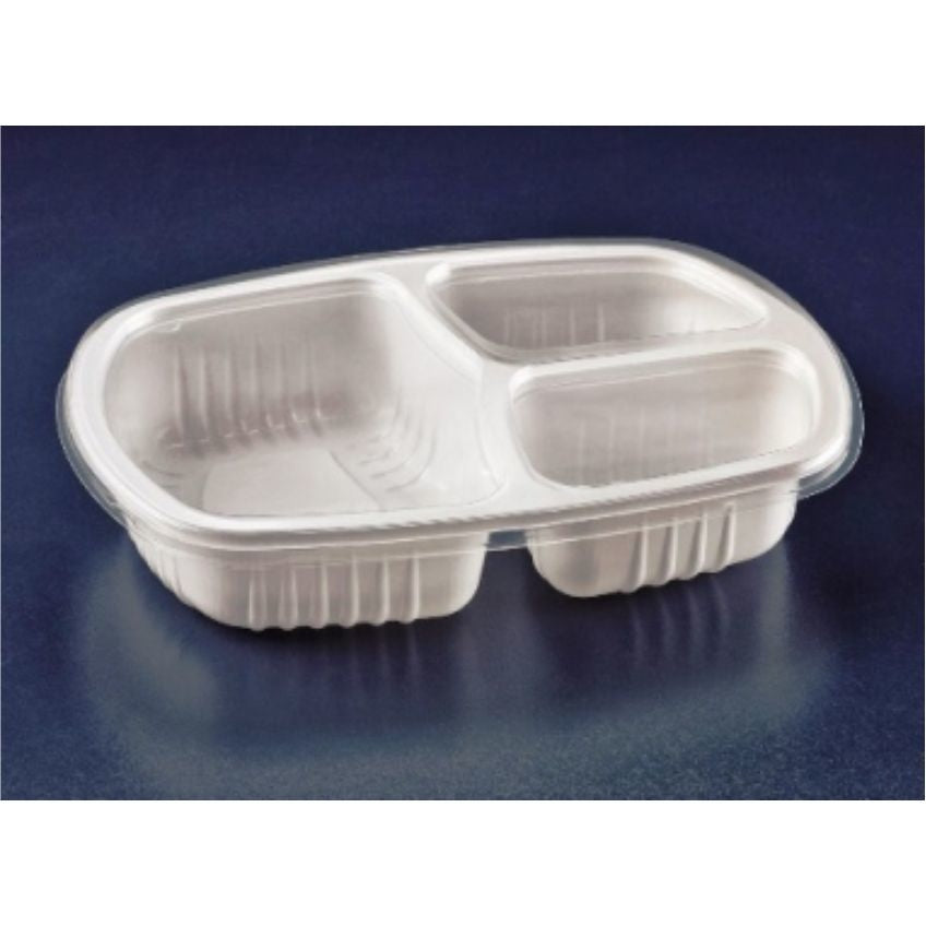 BASE BANDEJA REF 3 DIV BR 1150ML- G 330 - CX C/200