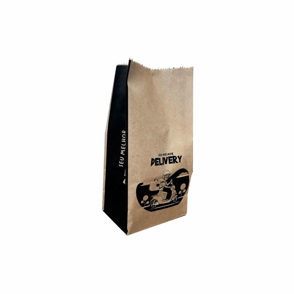 SACO PAPEL 03 KG KRAFT S.O.S. DELIVERY - PC C/100