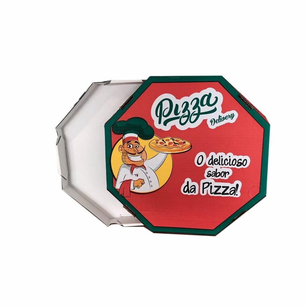 EMB. P/PIZZA 25CM BRANCA IMPRESSA - PC C/25