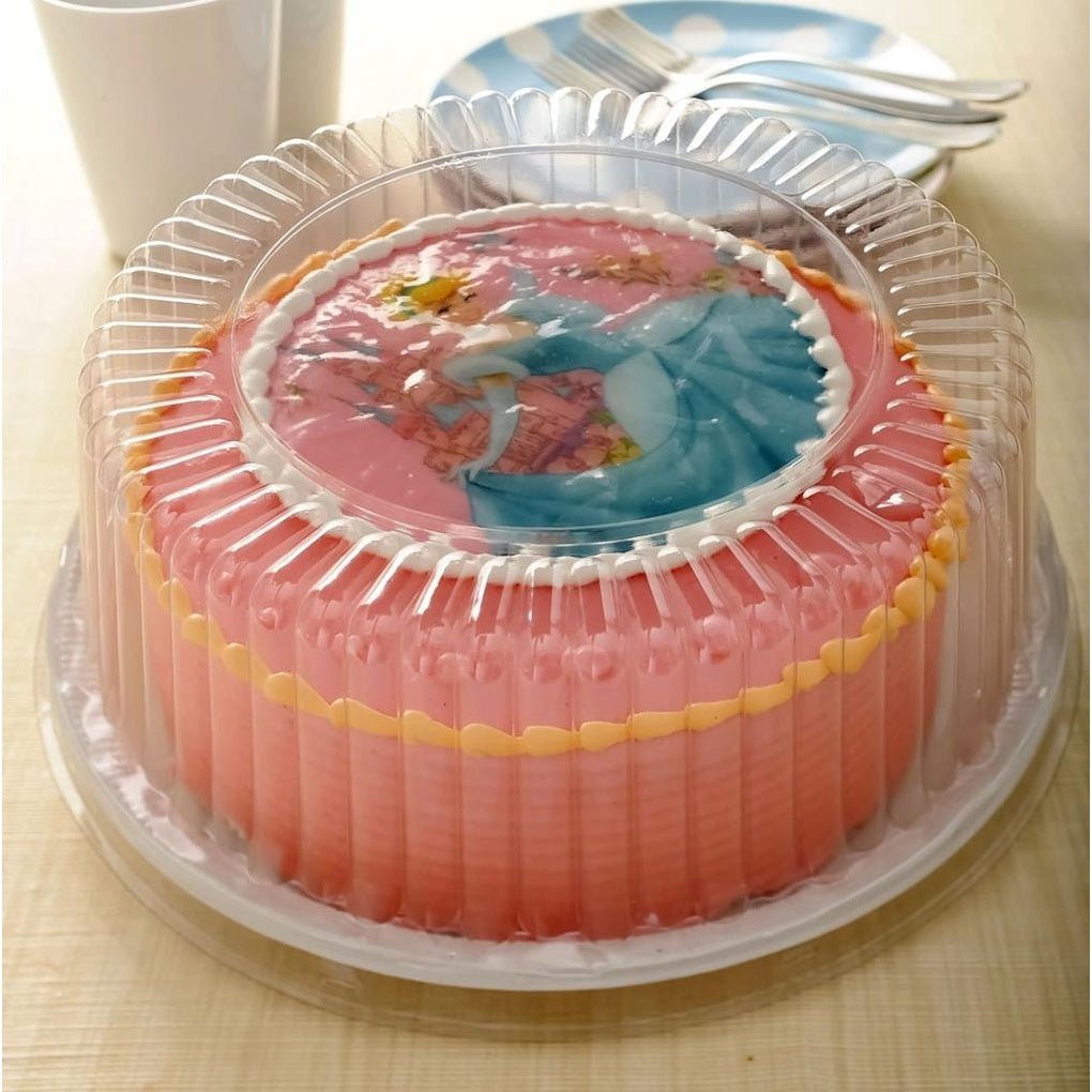 EMBALAGEM PET TORTA PEQUENA PRETA G-50MM – DIMENSÕES 275MM × 102MM – CAIXA C/ 50 UNIDADES