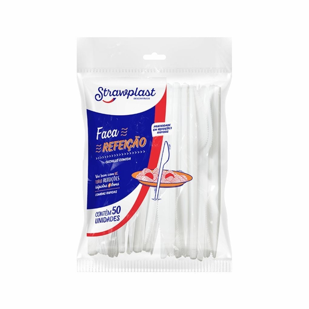 FACA REFEICAO BRANCA LEVE - FSB 702 - CX C/20X50