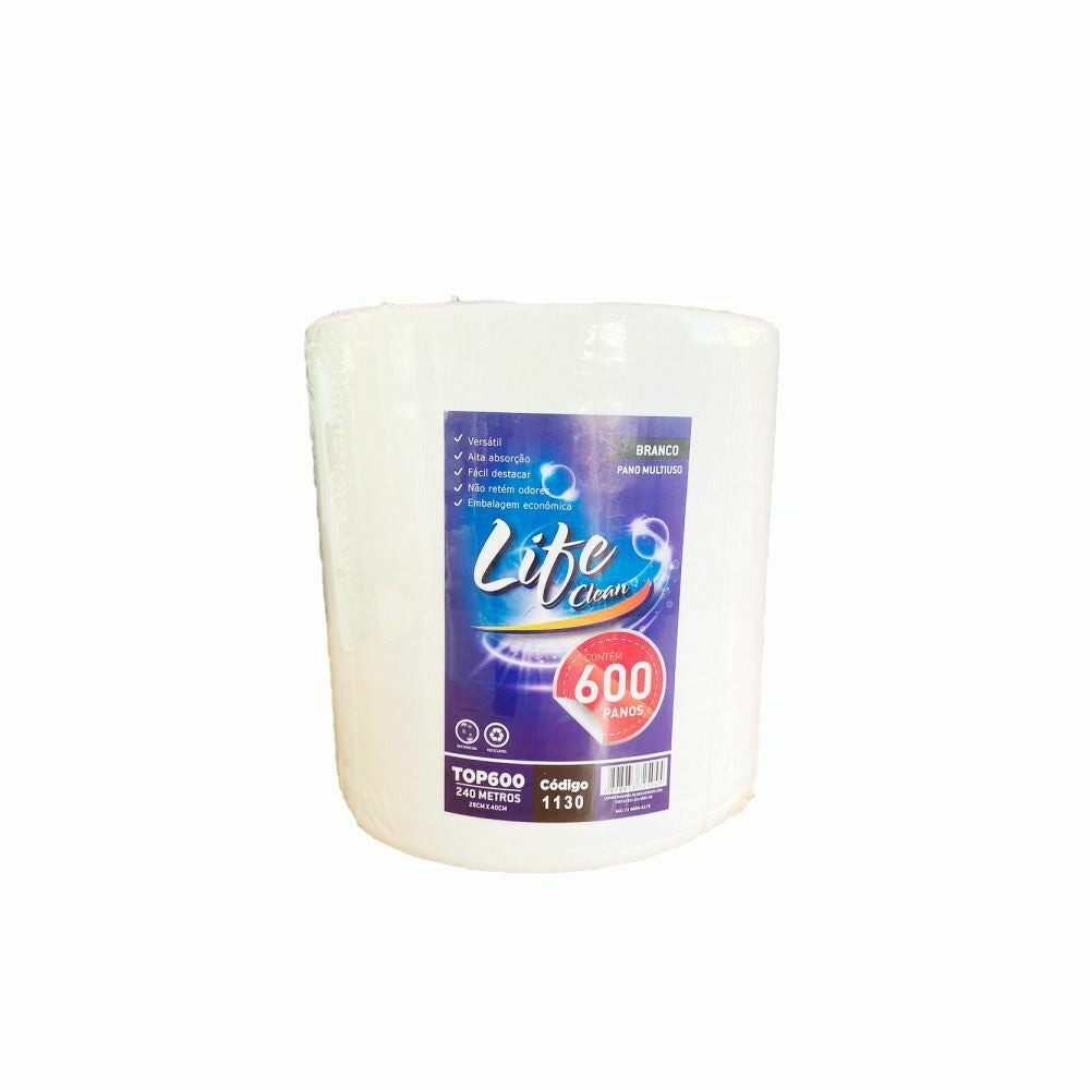 PANO MULTIUSO 35G BRANCO 28CM - RL C/600