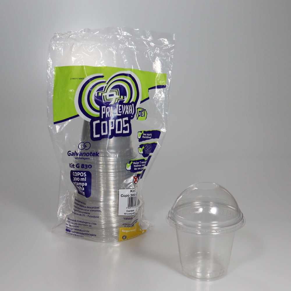 COPO 400ML PET DESC CRISTAL - G 840 - CX C/9X50