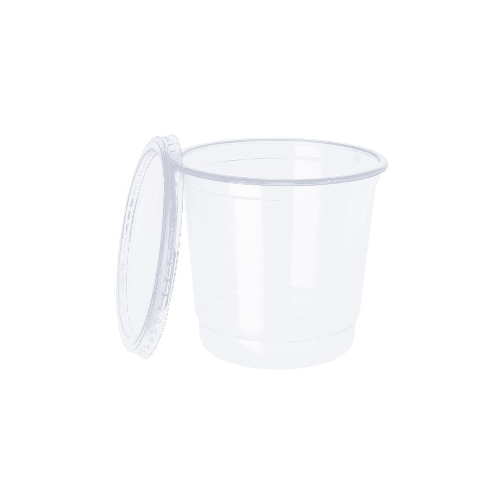 POTE 750ML C/TAMPA CRISTAL PP - PPT7501 - CX C/10X25