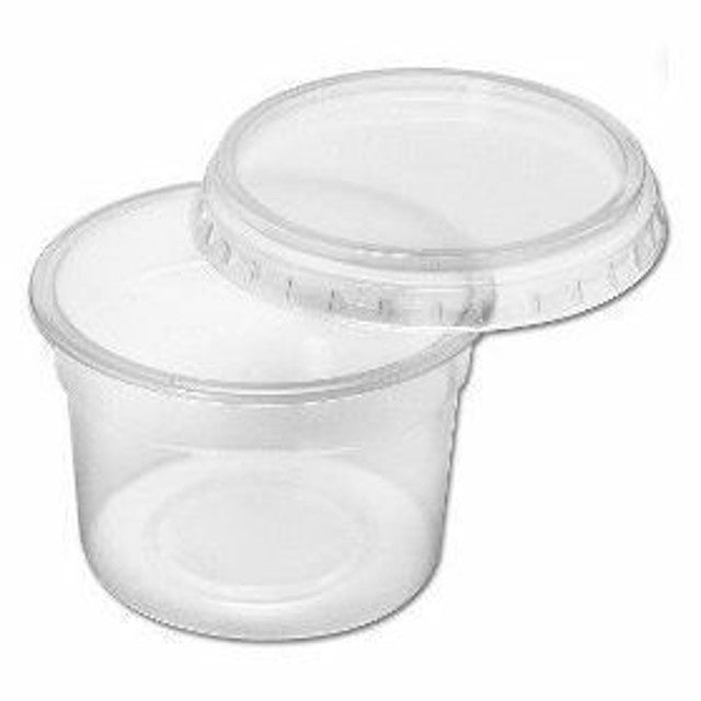 POTE 350ML C/TAMPA CRISTAL - PP - CX C/18X25