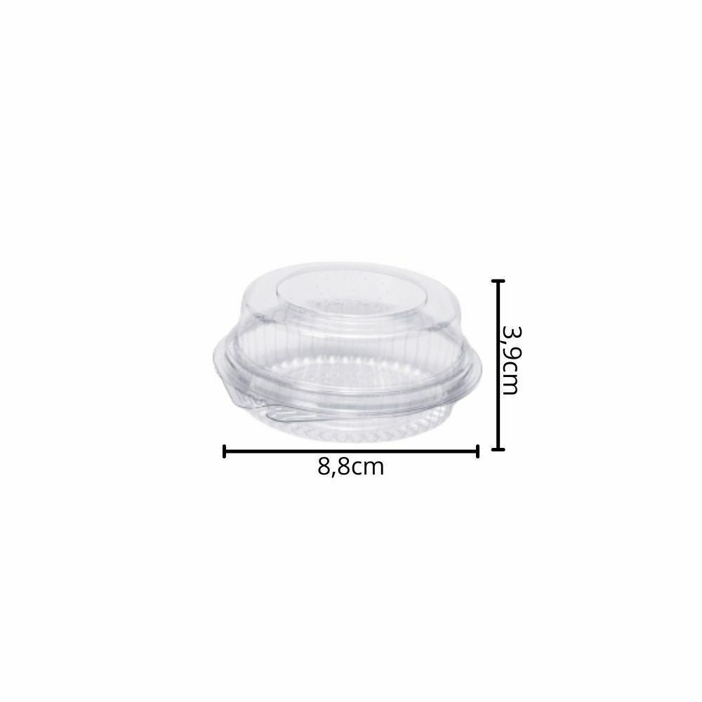 EMBALAGEM PET 1 DOCE REDONDO ART P 642B - CX C/300