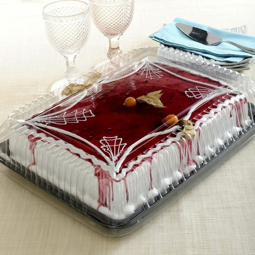 EMBALAGEM PET TORTA RET GR PT - G 70MM - CX C/40