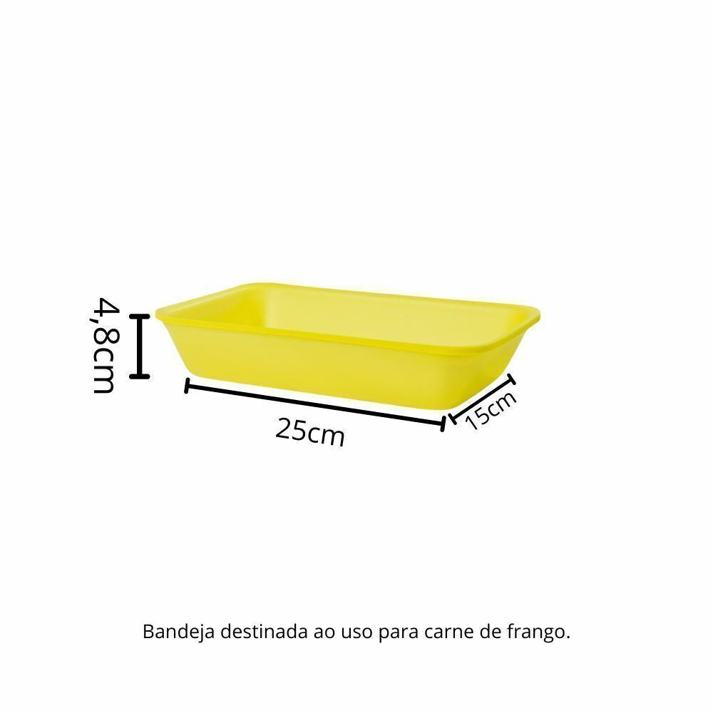 BANDEJA B65 FUNDA AMARELA - CF-065 - FD C/4X50