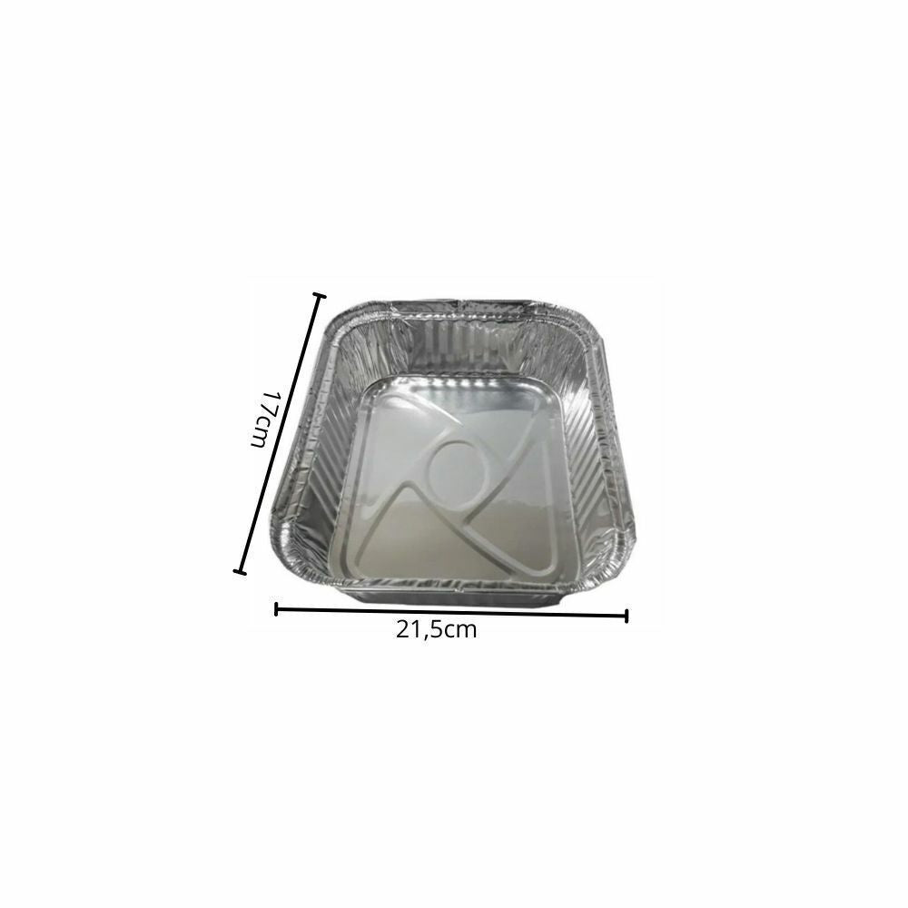 BANDEJA RET C/ TAMPA - 1100ML M170 - CX C/100